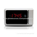 Super Night Vision Clock Network Camera, Compatible with iOS and Android OS, Wi-Fi